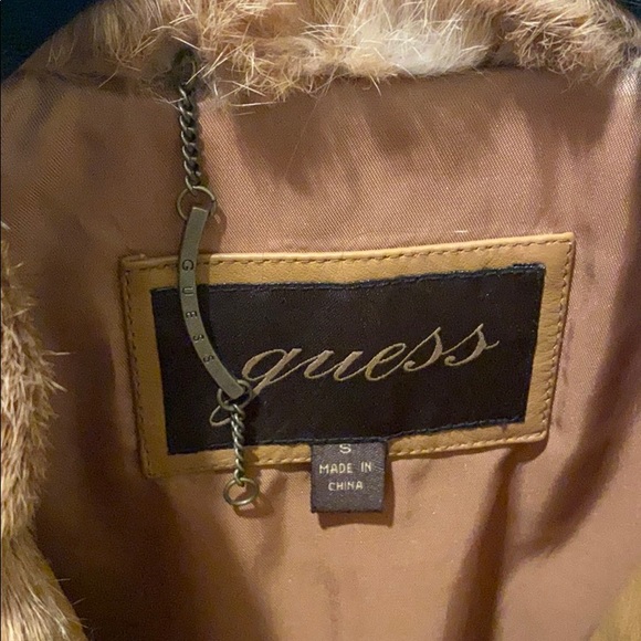 Guess Rabbit Fur Jacket - Picture 2 of 4